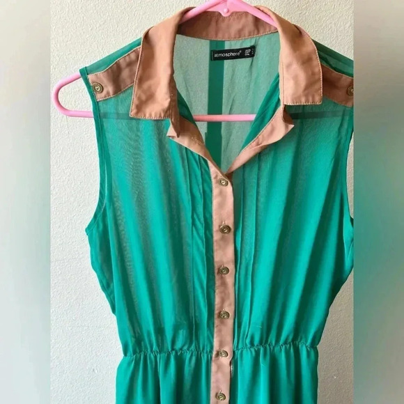 Atmosphere size 14 see through swim coverup dress - Picture 2 of 4